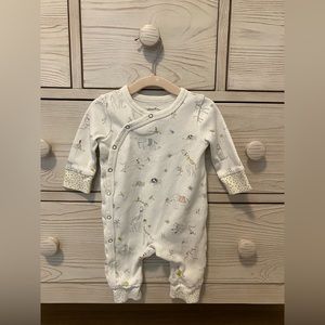 Pehr Kimono romper in Magical Safari print. Size 0-3 months. Worn once.